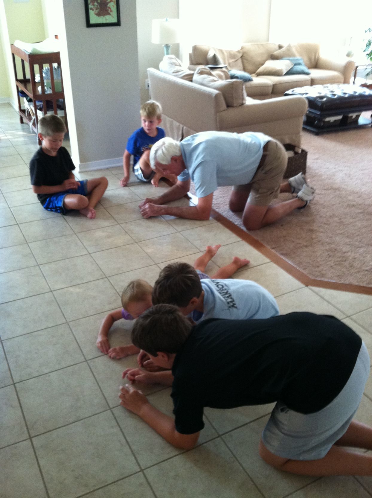 John with grandchildren